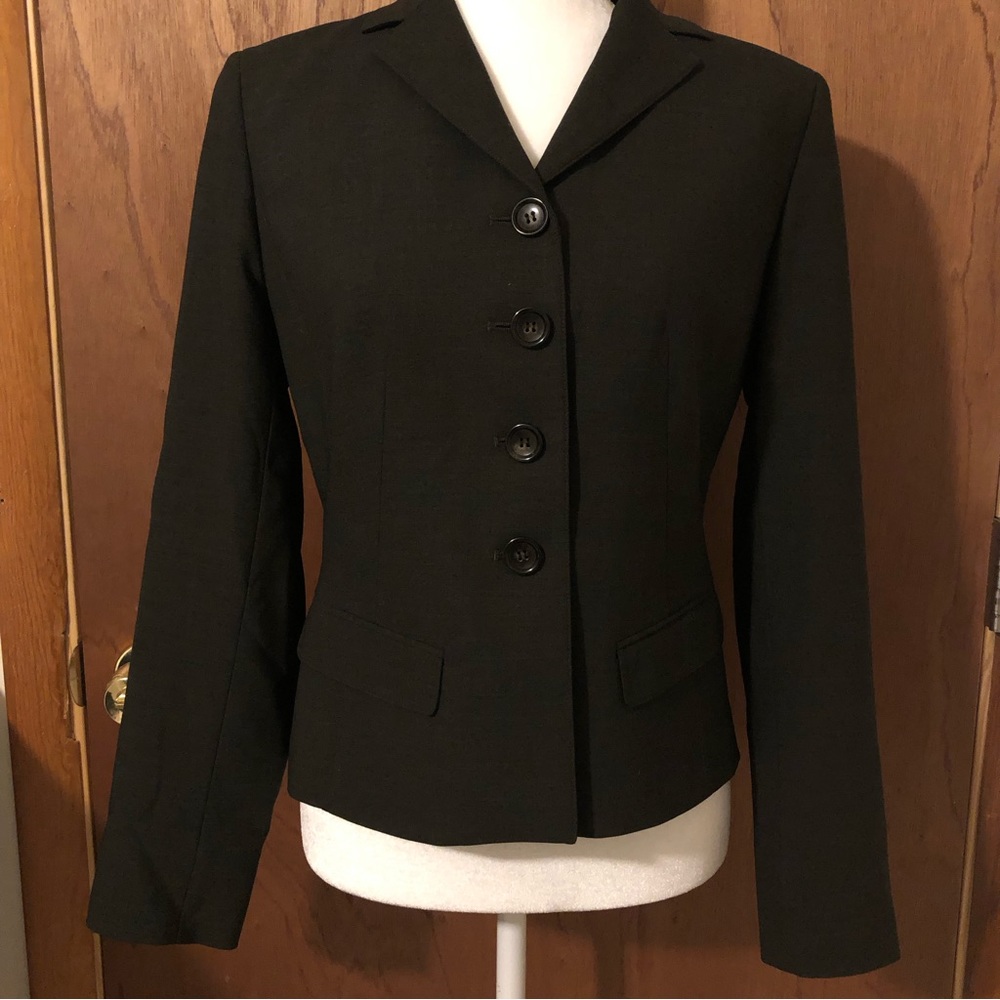 NWOT Ann Taylor Charcoal Gray Blazer